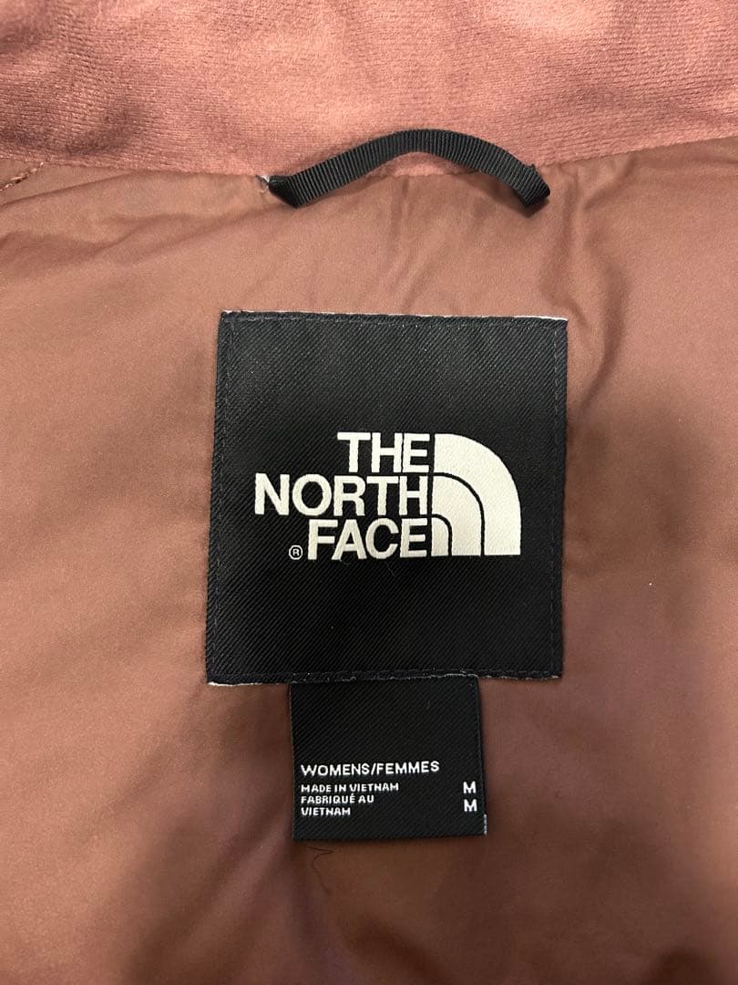 ノースフェイス☆パープル ブラウン ダウンジャケット　ロング丈