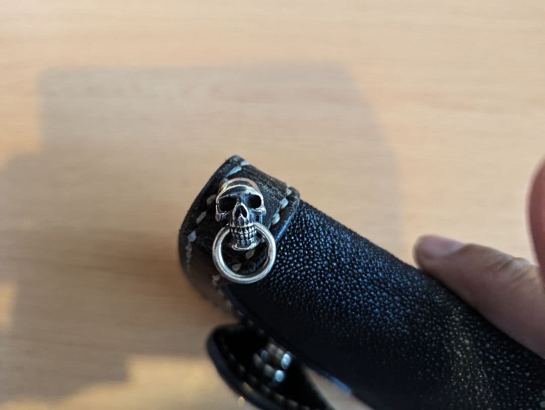 レザー ストライプ 長財布