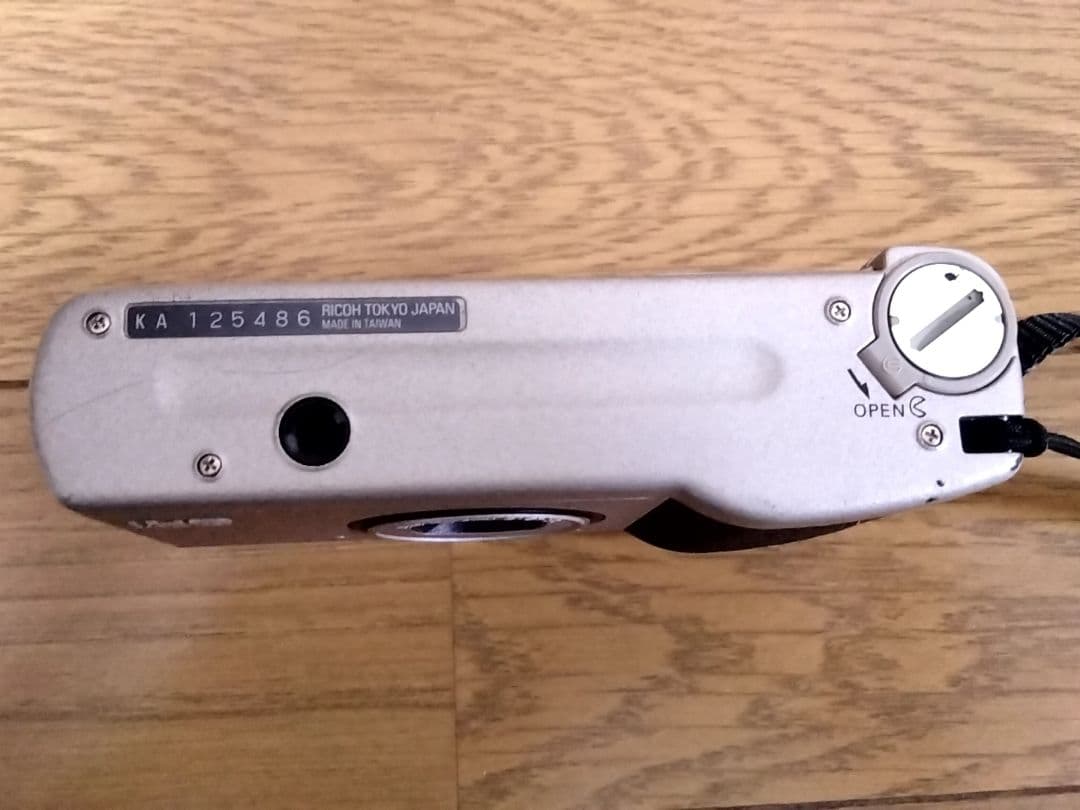 【ジャンク】RICOH GR1 DATE グレー フィルムカメラ