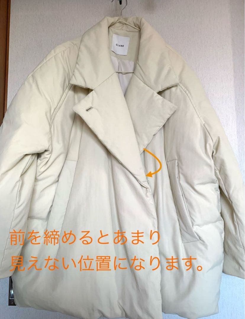 ジャケット・アウター CLANE COCOON SHORT DOWN COAT