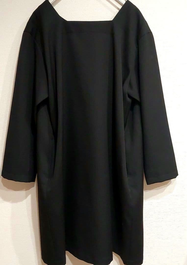 新品タグ付【aa.】 ダブルエードット 2wayコートワンピース 大橋歩 黒 S