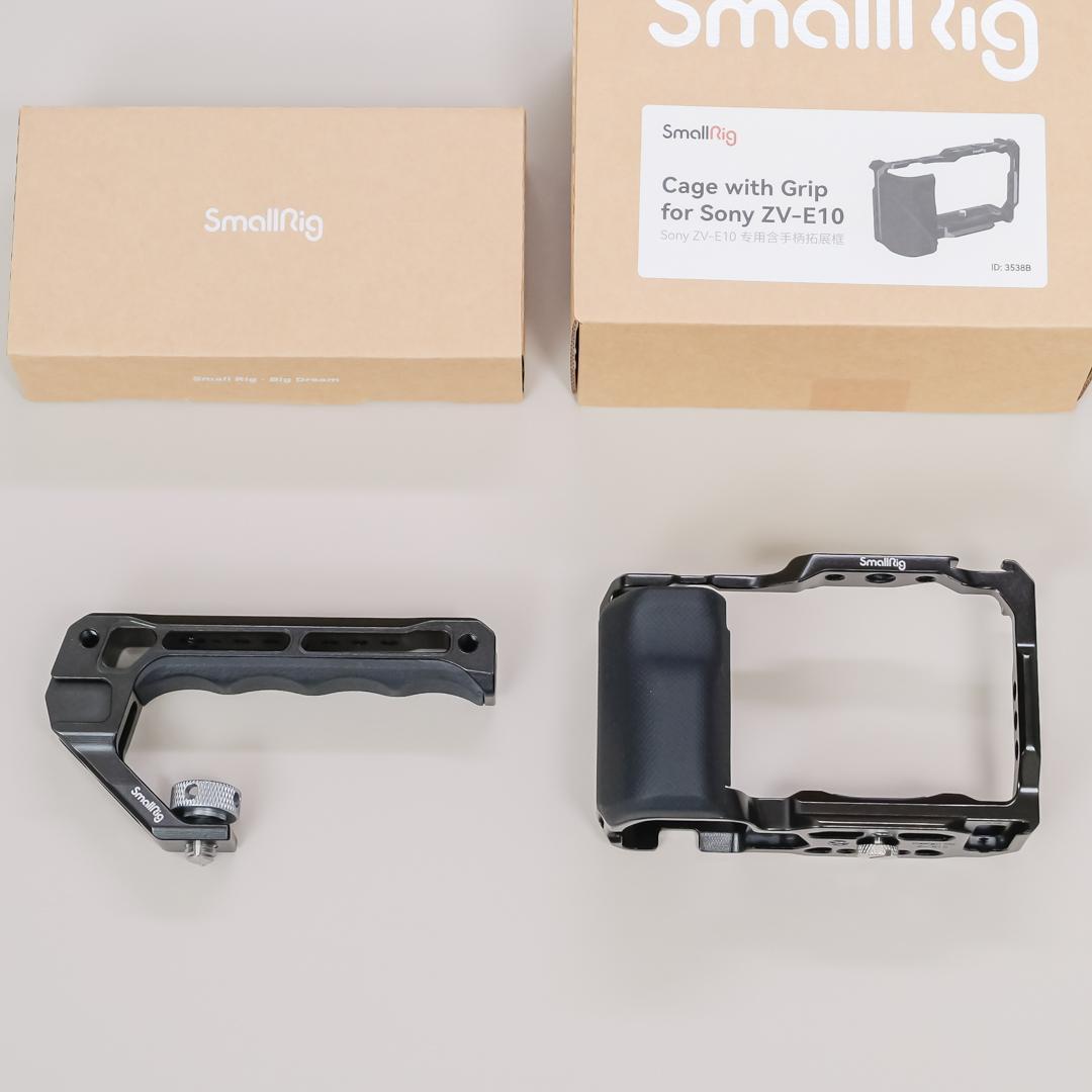 【値下げ】SONY ZV-E10 リグ、シューティンググリップ、フィルター付