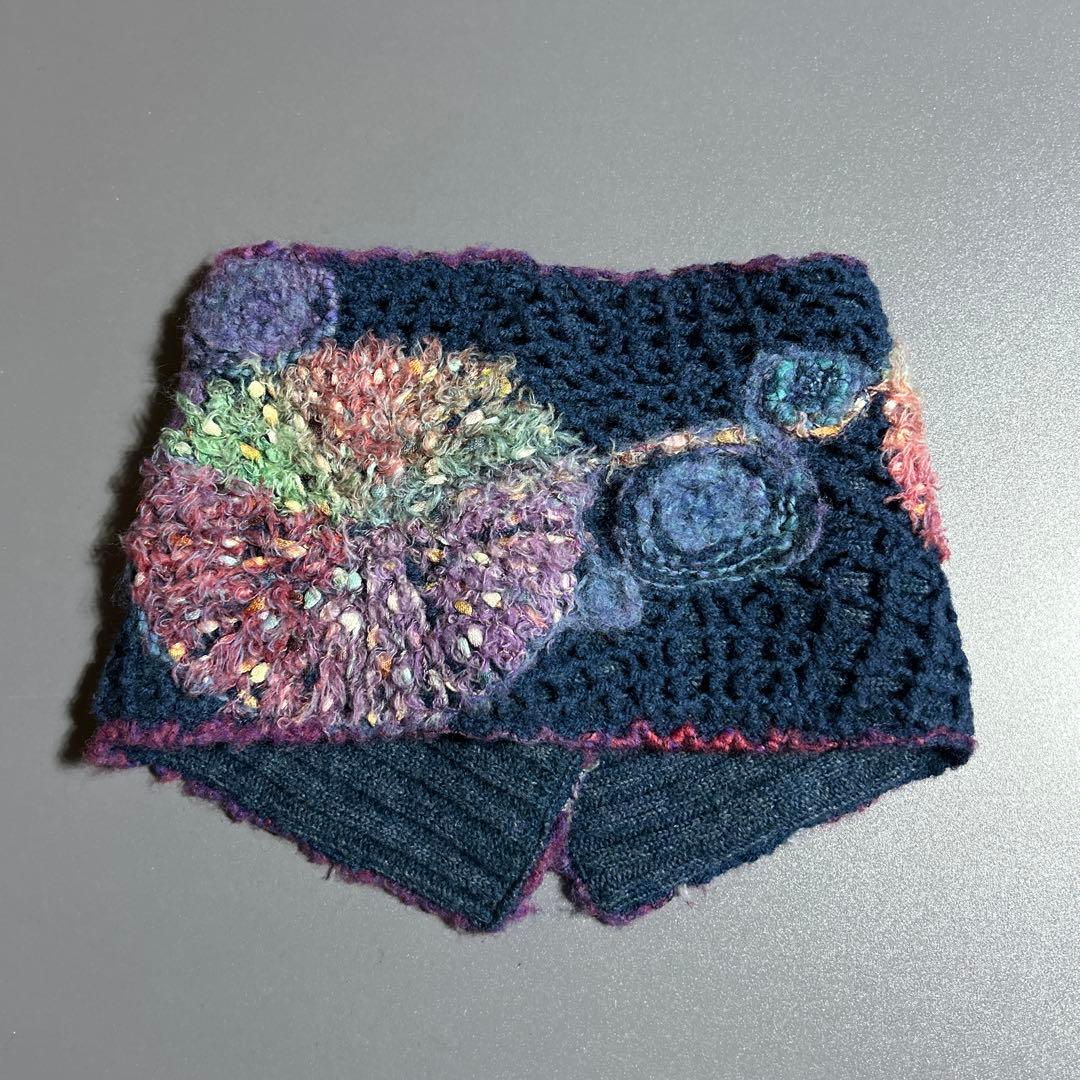 M.&KYOKO エムアンドキョウコ リバーシブル　マフラー　ネックウォーマー