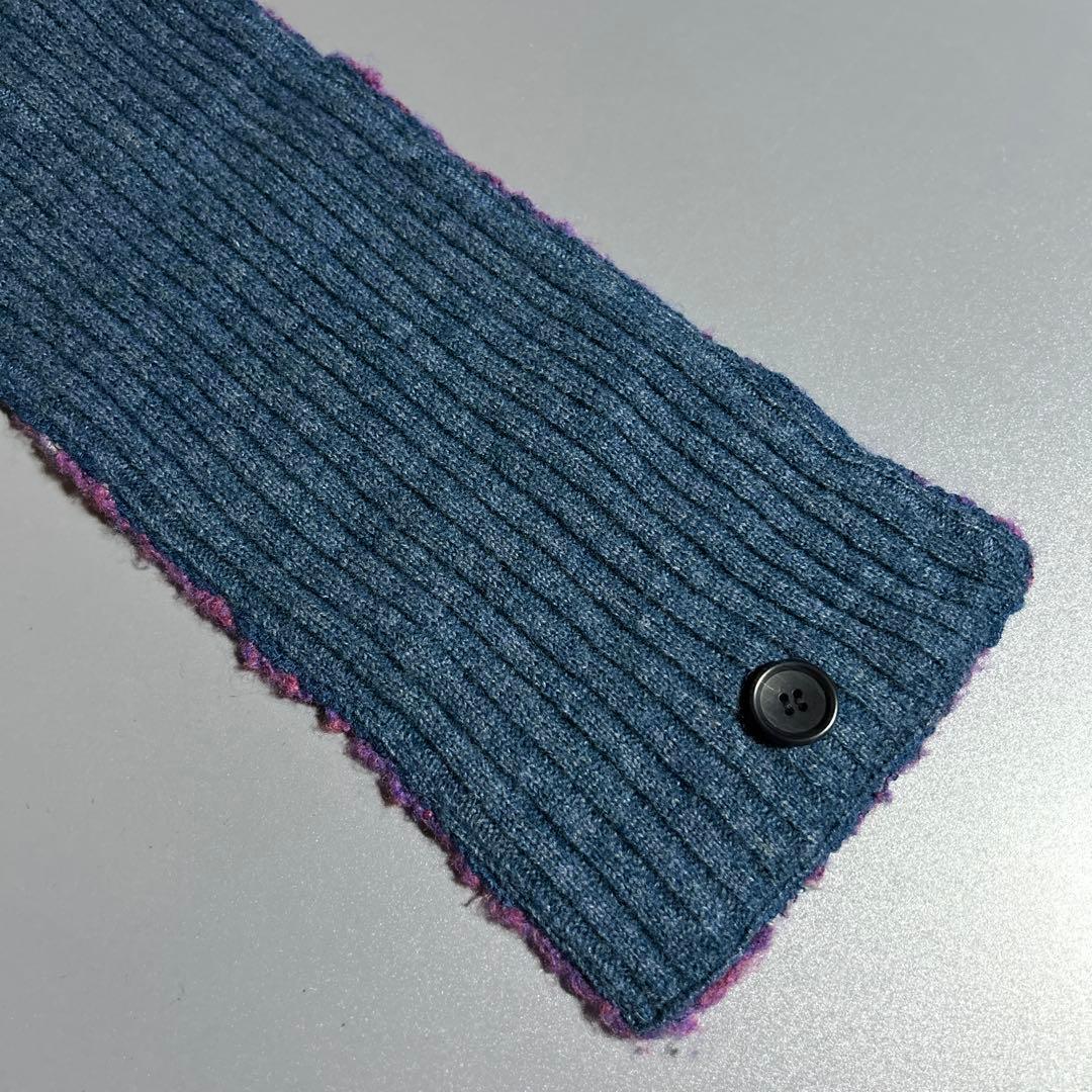 M.&KYOKO エムアンドキョウコ リバーシブル　マフラー　ネックウォーマー