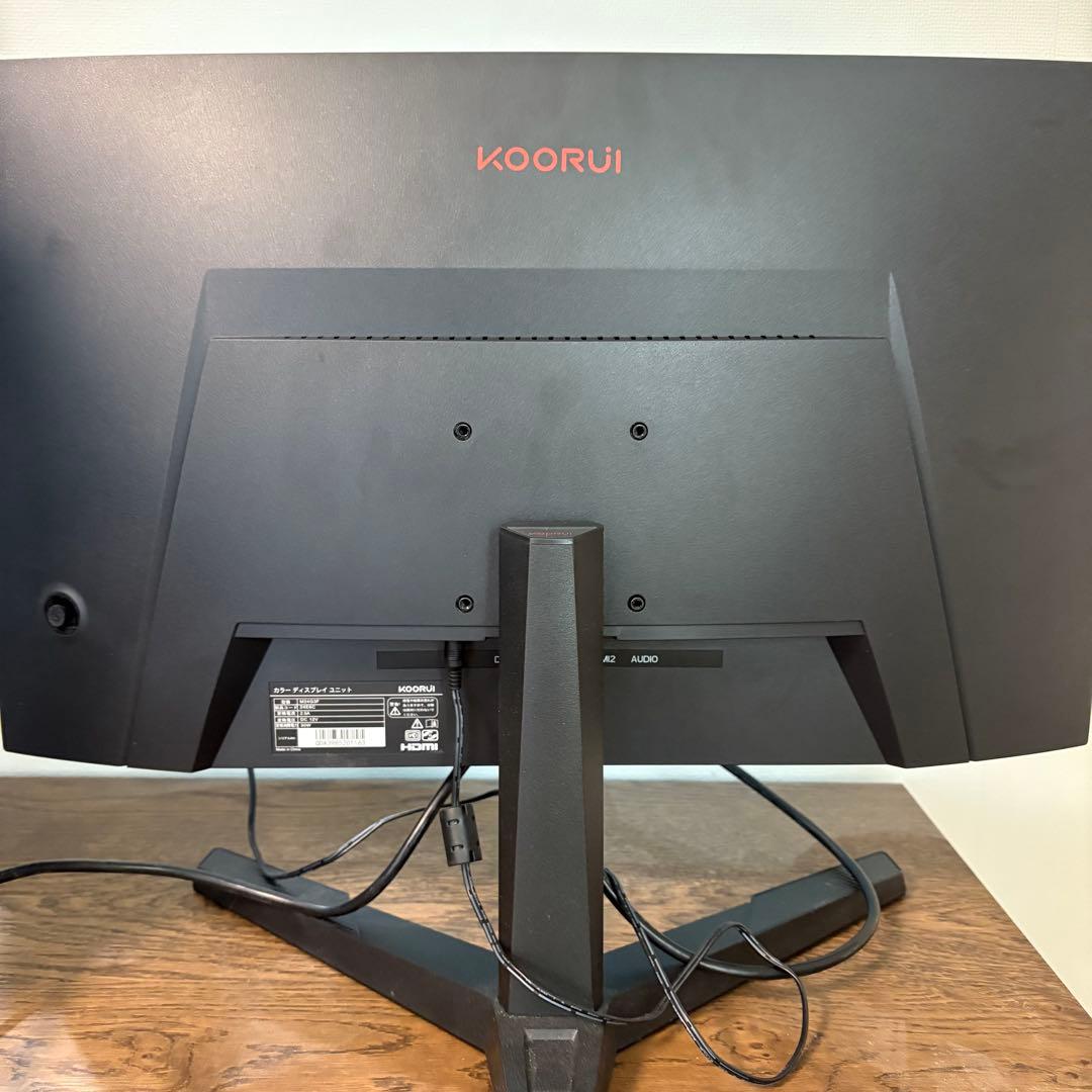 KOORUI曲面ディスプレイ フルHD 24e6c