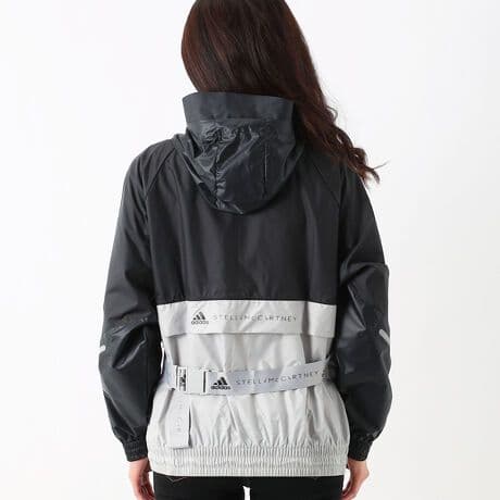 【未使用近】アディダス　ステラマッカートニー　ウエストポーチ付　パーカー 完売品
