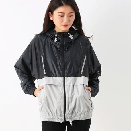 【未使用近】アディダス　ステラマッカートニー　ウエストポーチ付　パーカー 完売品