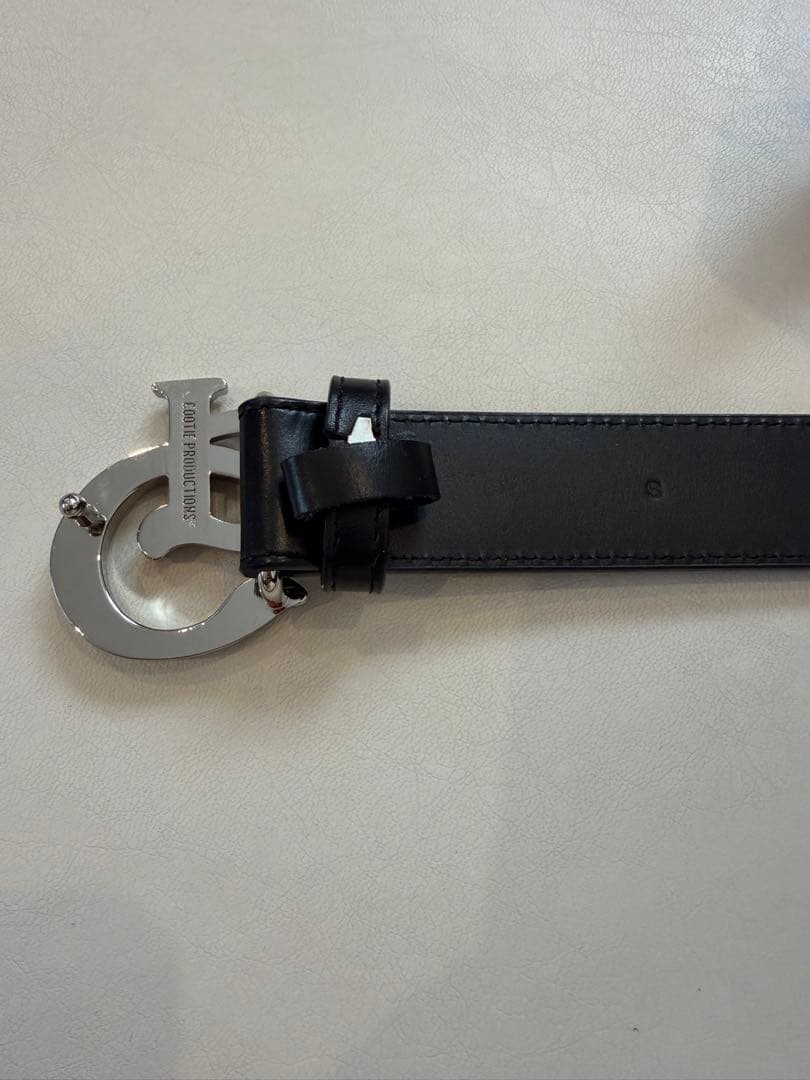小物 cootie 25ss Symbol Buckle Leather Belt