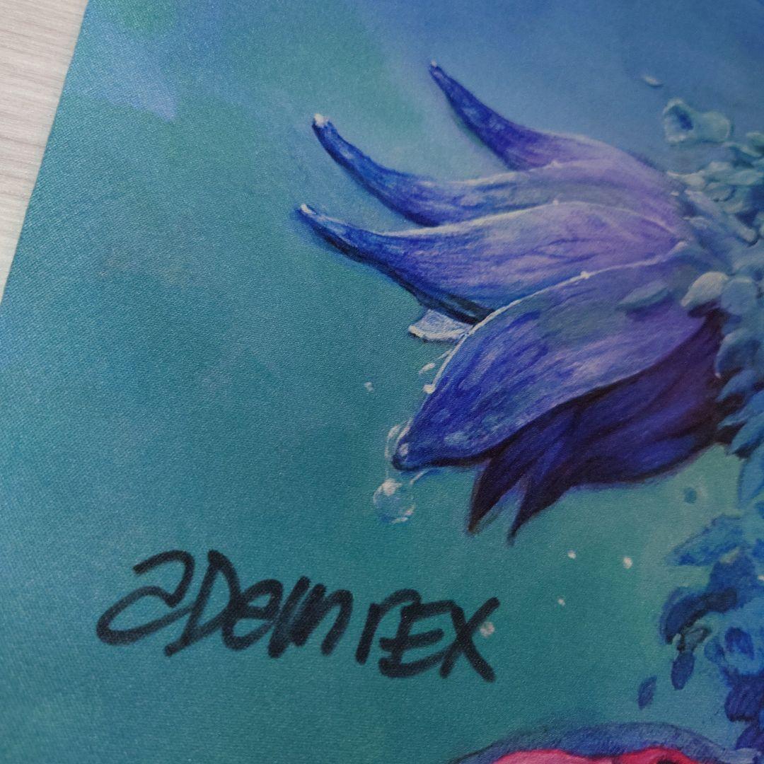 妖精の女王、ウーナ プレイマット サイン入り MTG