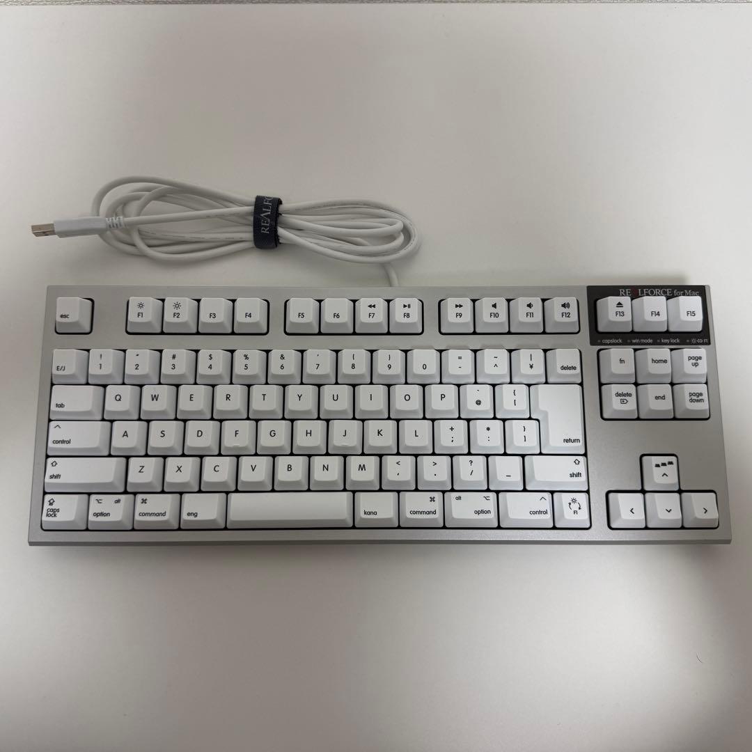 キーボード REALFORCE TKL SA for Mac R2TLSA-JP4M-WH