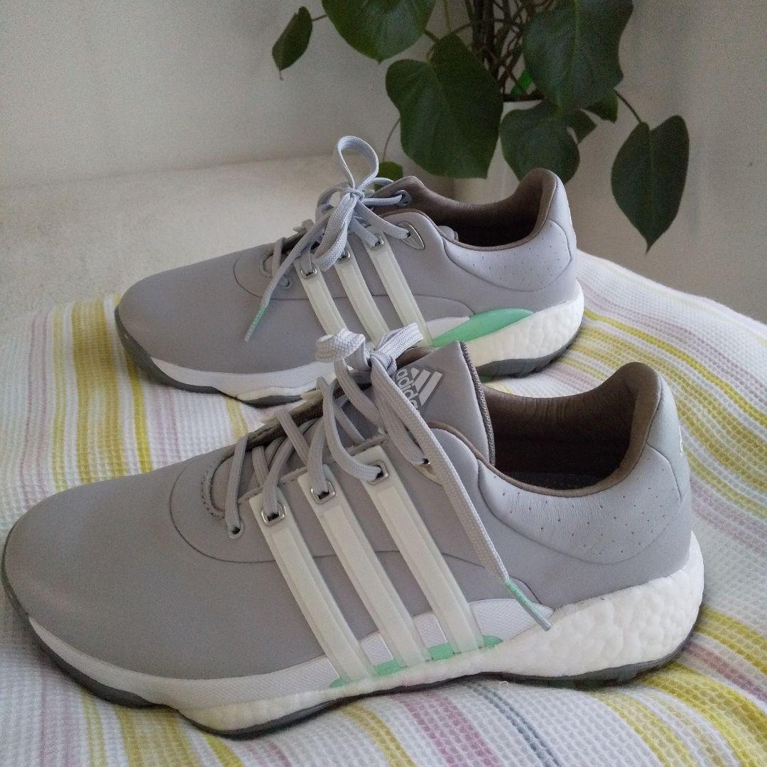新品　アディダス　ゴルフシューズ　24.5ｃｍ　グレー