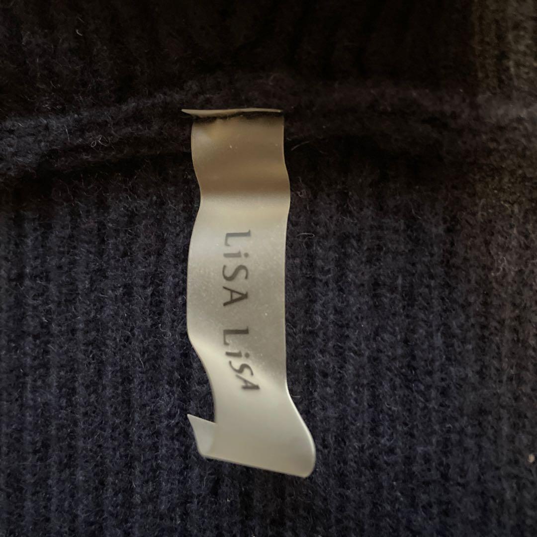 【LiSA LiSA】スキッパーパーカーセーター⭐︎ウール•カシミア