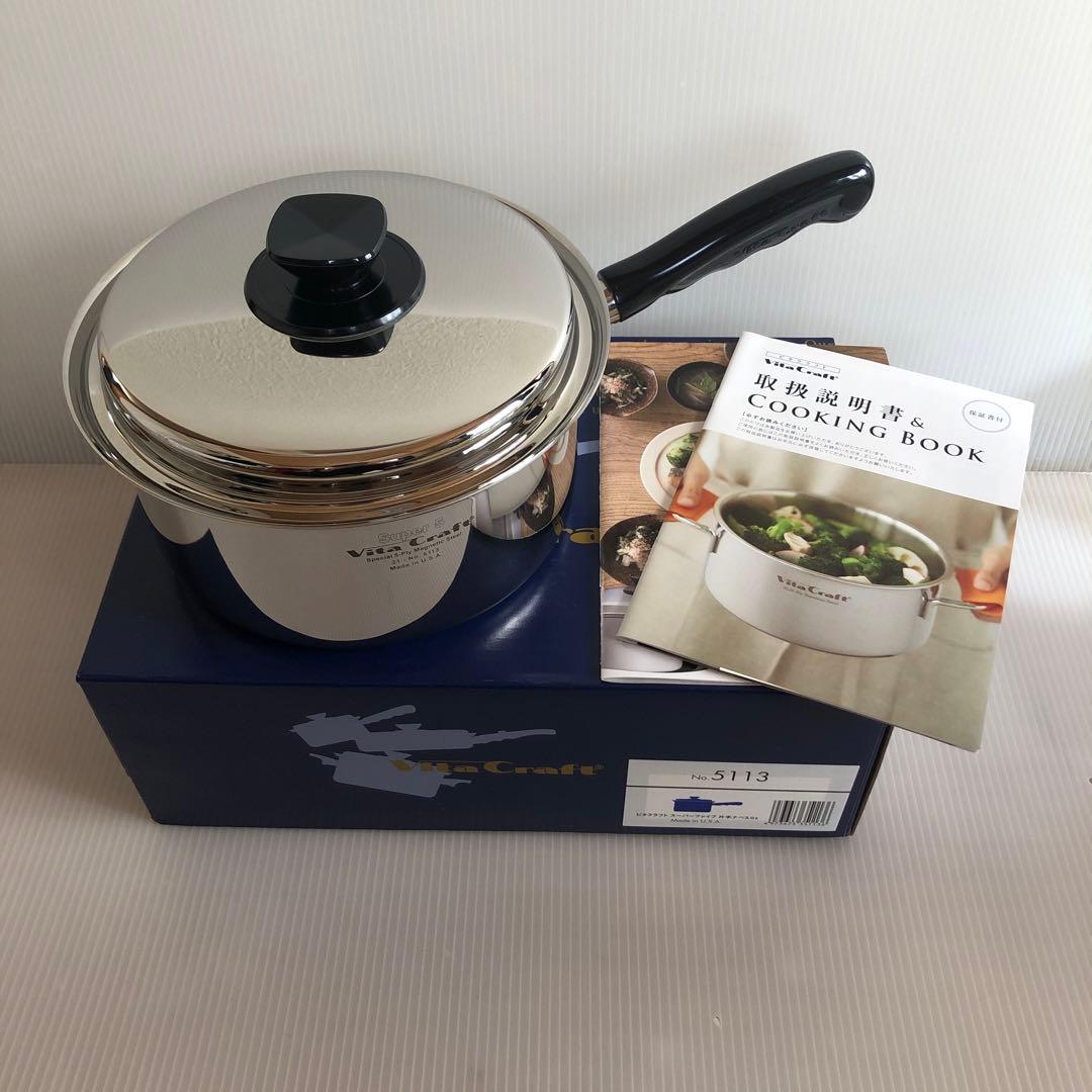 ビタクラフト　スーパーファイブ　片手ナベ3.0ℓ No.5113