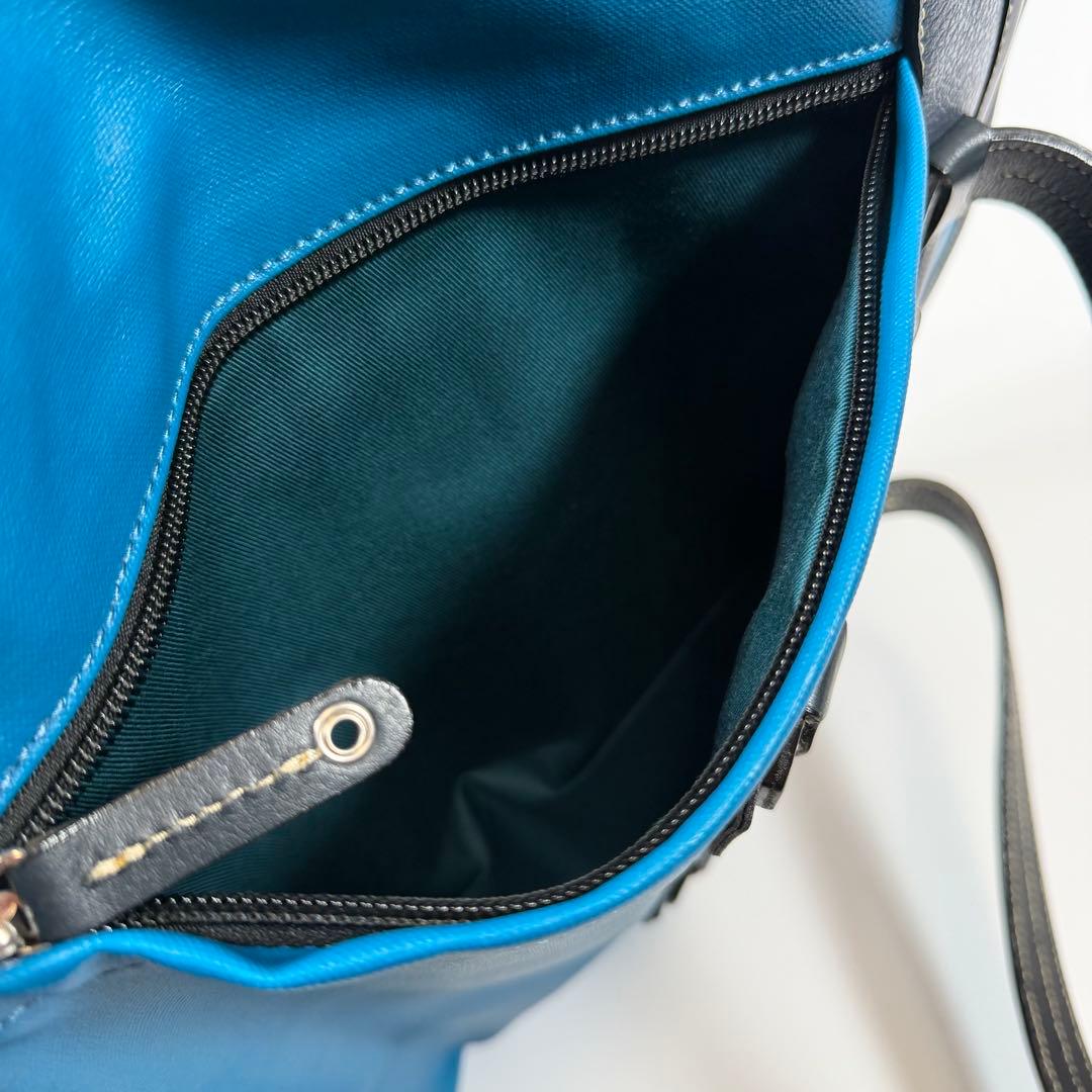 【極美品】豊岡鞄　craftsmanship ビジネスバッグ　2way ブルー系