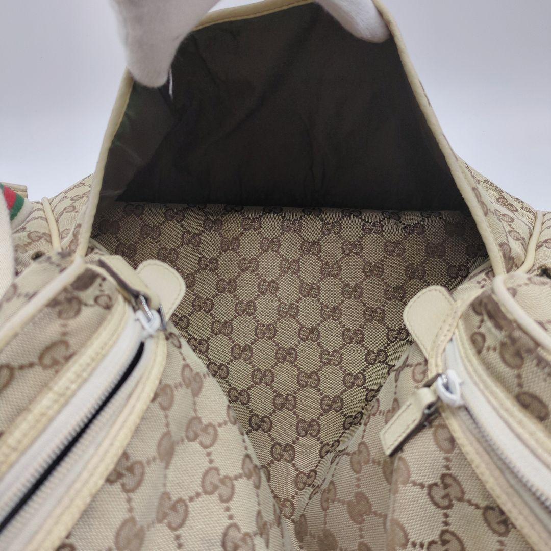 【入手困難・保存袋付】グッチ☆マザーバッグ GGキャンバス シェリーライン レア