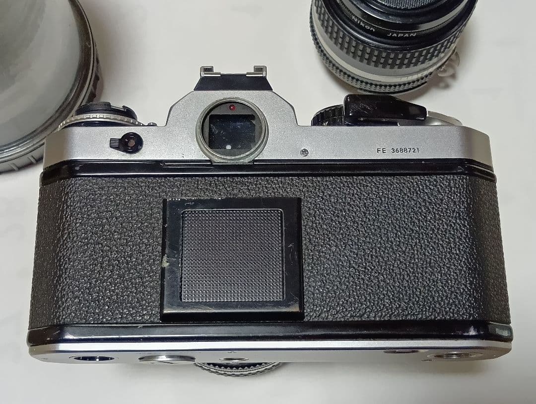 ジャンク Nikon FE 一眼レフカメラ レンズ付 3種