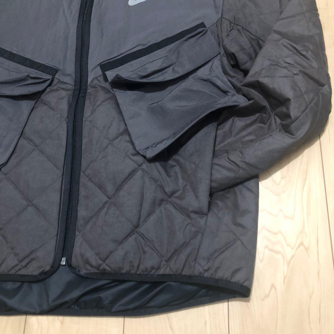 新品 日本未発売 NIKE ノーカラー ジャケット キルティング 中綿 ナイキ