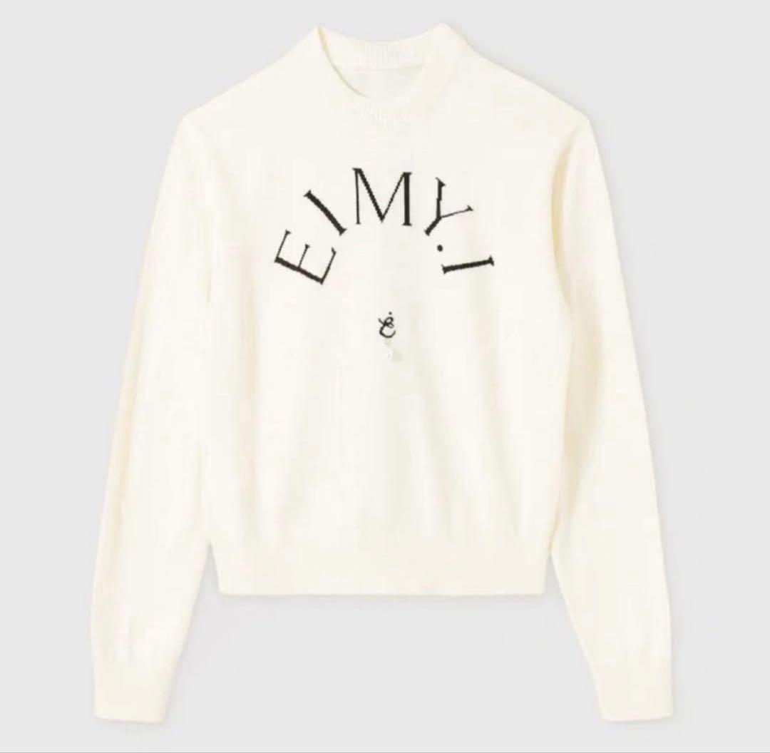 【EIMY ISTOIRE 】EIMYニットプルオーバー white