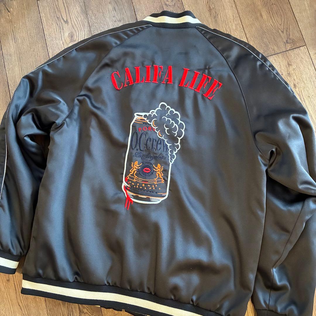 【希少】O.C CREW 刺繍スカジャン　美品