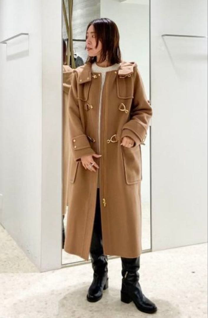 グレースコンチネンタル　ダッフルリバーコート　ダイアグラム