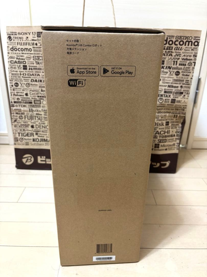 **値下げ**【新品未使用】Roomba105Comboロボット掃除機　水拭き黒