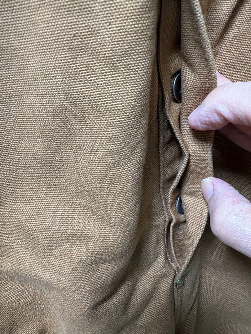 希少なコラボ&モデルサイズ46×32カーハート オーバーオール Columbia