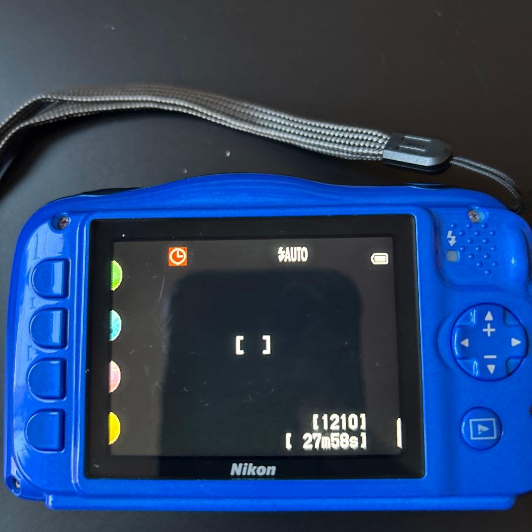 Nikon COOLPIX S33 青 防水カメラ