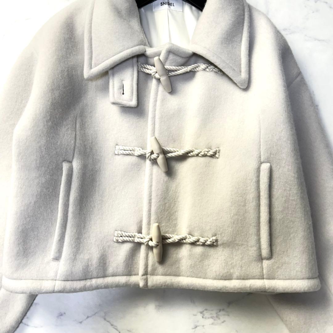 snidel スナイデル 24AW ウールシャギーショートダッフルコート
