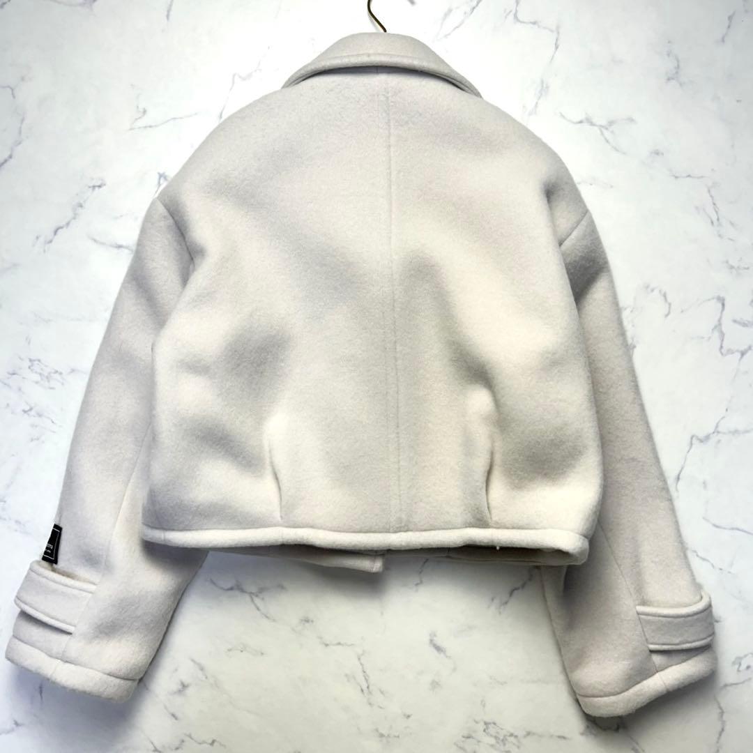 snidel スナイデル 24AW ウールシャギーショートダッフルコート