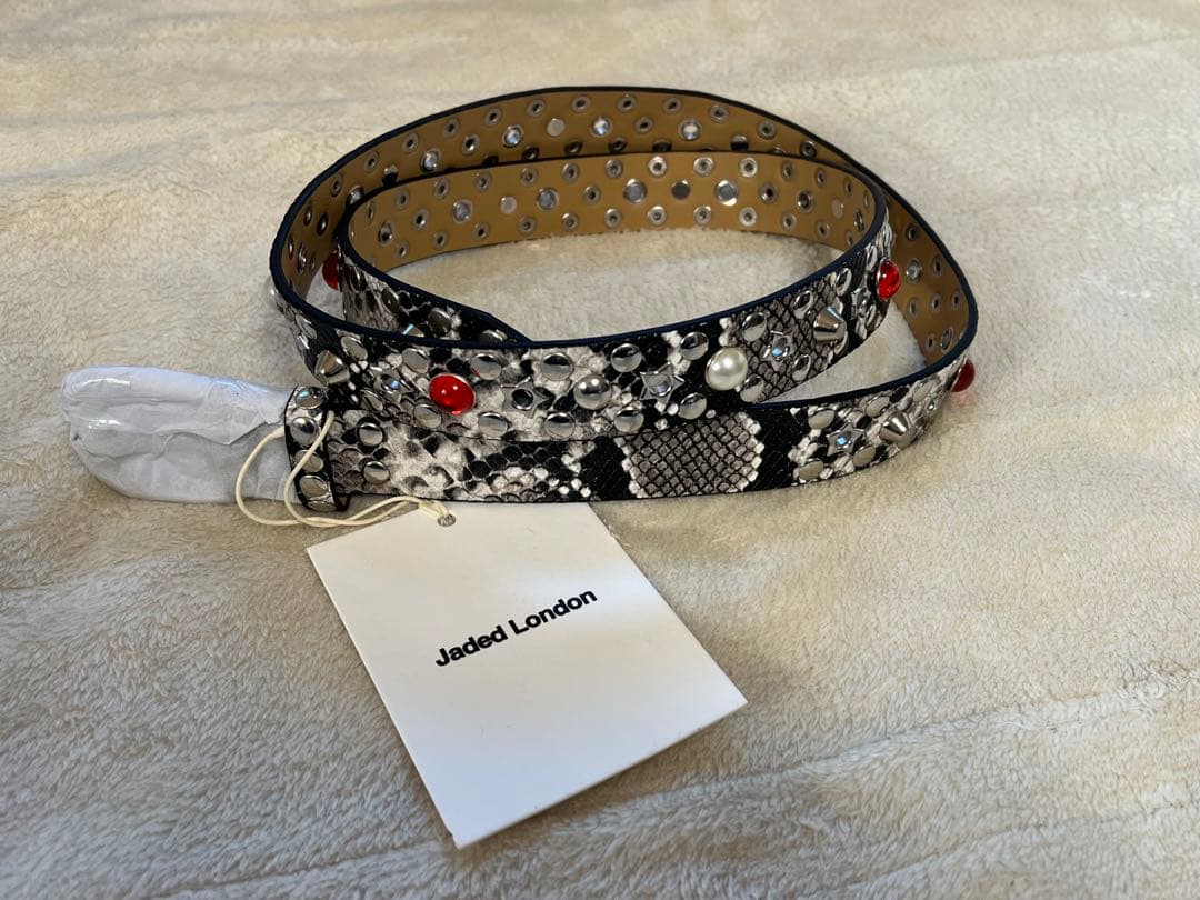 【新品未使用】 Jaded London Silver Mamba Belt