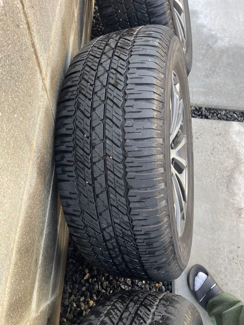 150系プラド　純正19インチホイールタイヤ4本セット