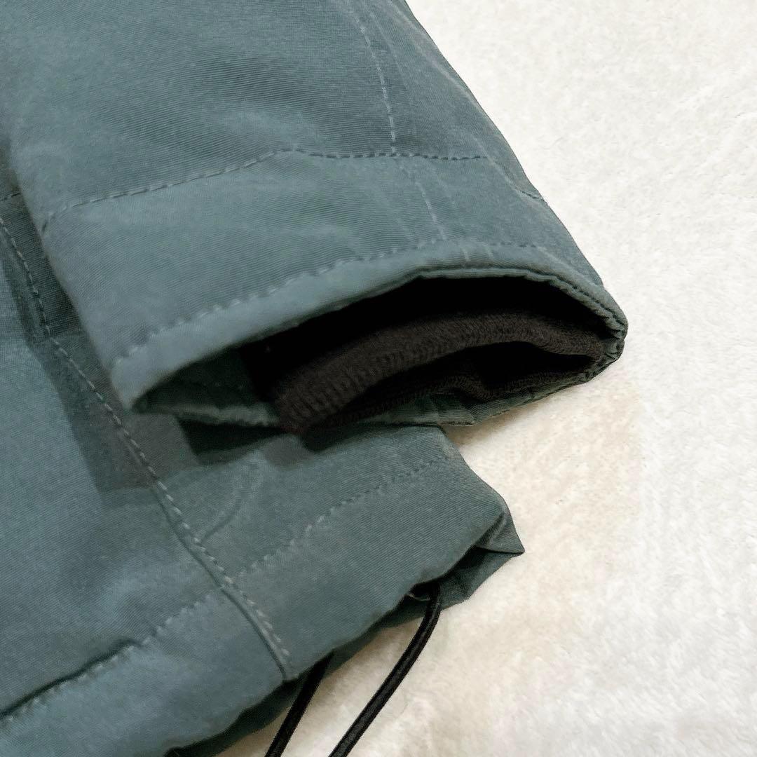 美品✨　カナダグース　ダウンジャケット　ファー　ベルビル　ライトグリーン