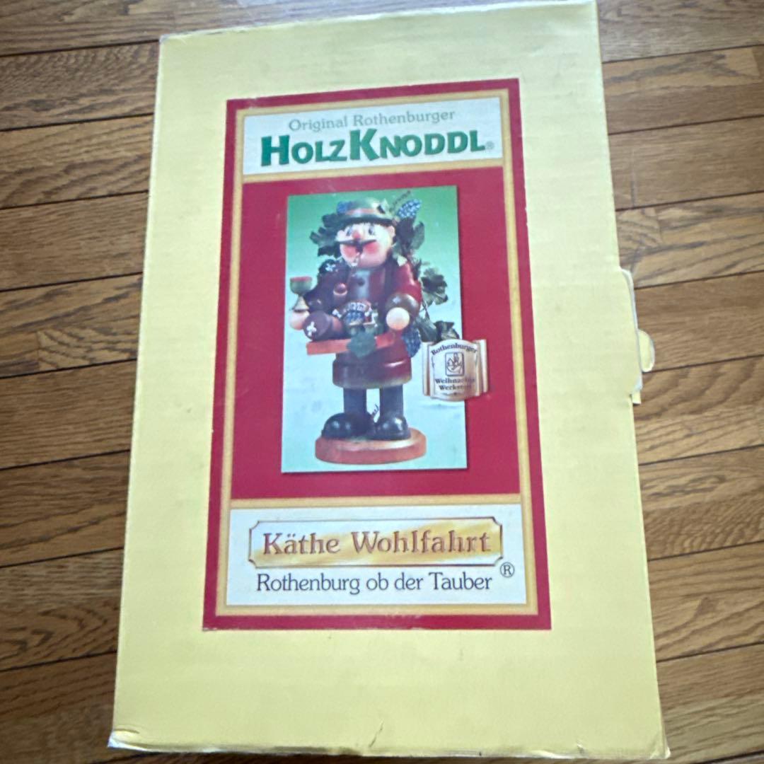 ドイツ製HODDL木製人形Käthe Wohlfahrt取扱ローテンブルク葡萄