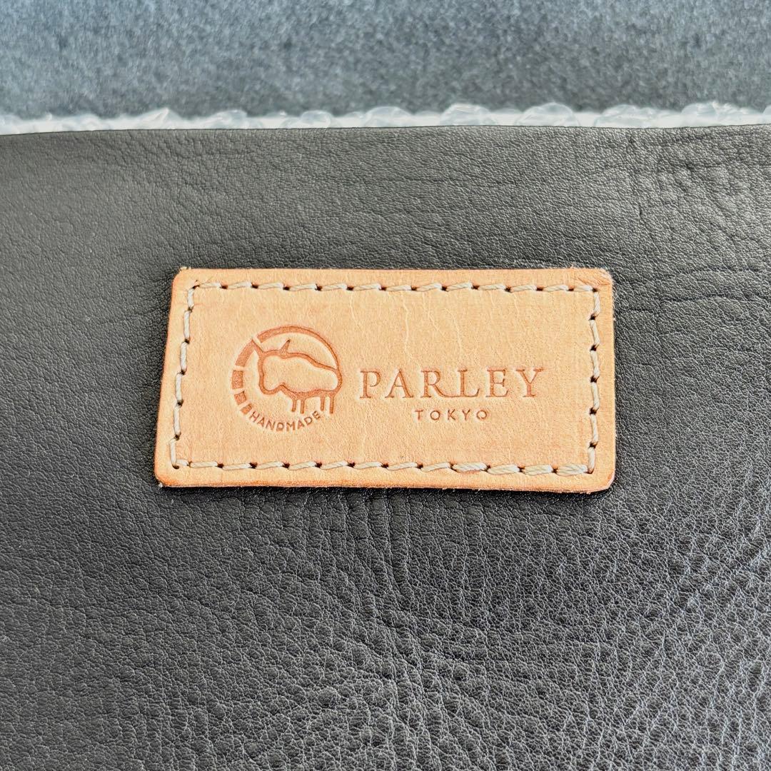 PARLEY パーリィー 本革 シボ革 ポストマンバッグ ショルダー 大容量
