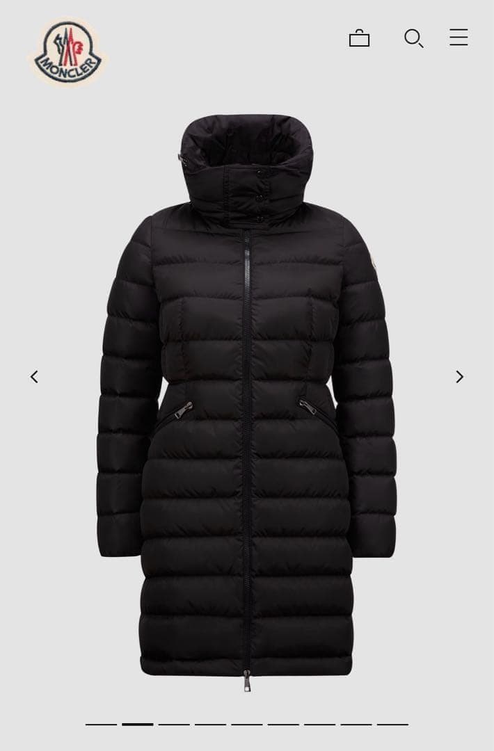 MONCLERモンクレールFLAMMETTEロングダウンジャケットフラメッテ