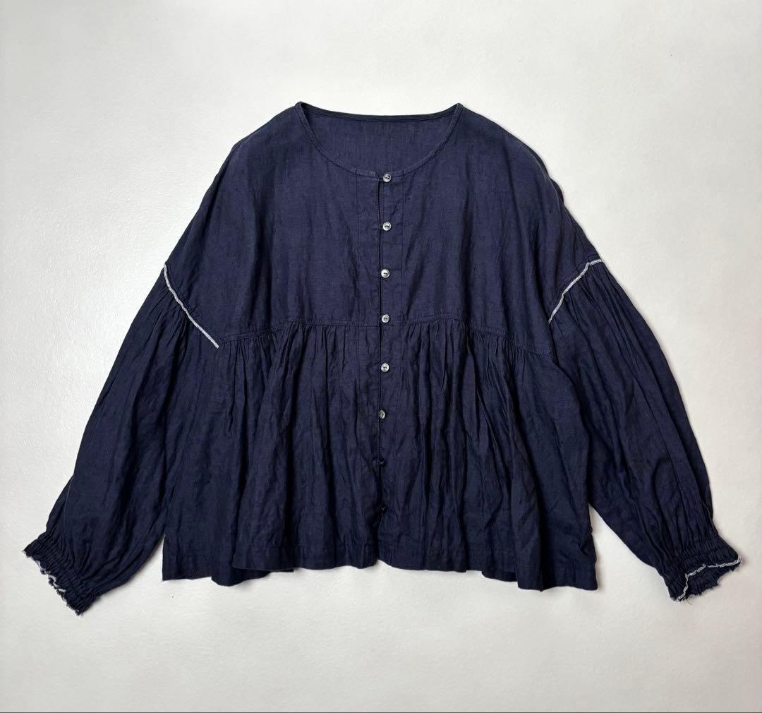 ネストローブ　マイパフィブラウス　紺