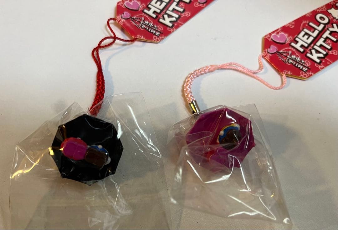 レア キティ＆ダニエル 相合傘ストラップ セット