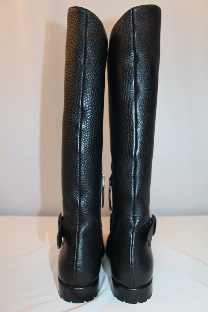 16万円新品GIORGIO ARMANIジョルジオアルマーニ ロングブーツ36黒