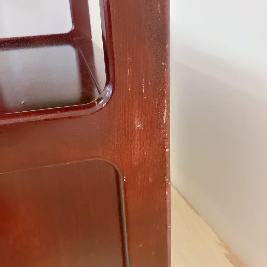 Karimoku カリモク 木製 電話台、FAX台　キャビネット飾り棚 収納