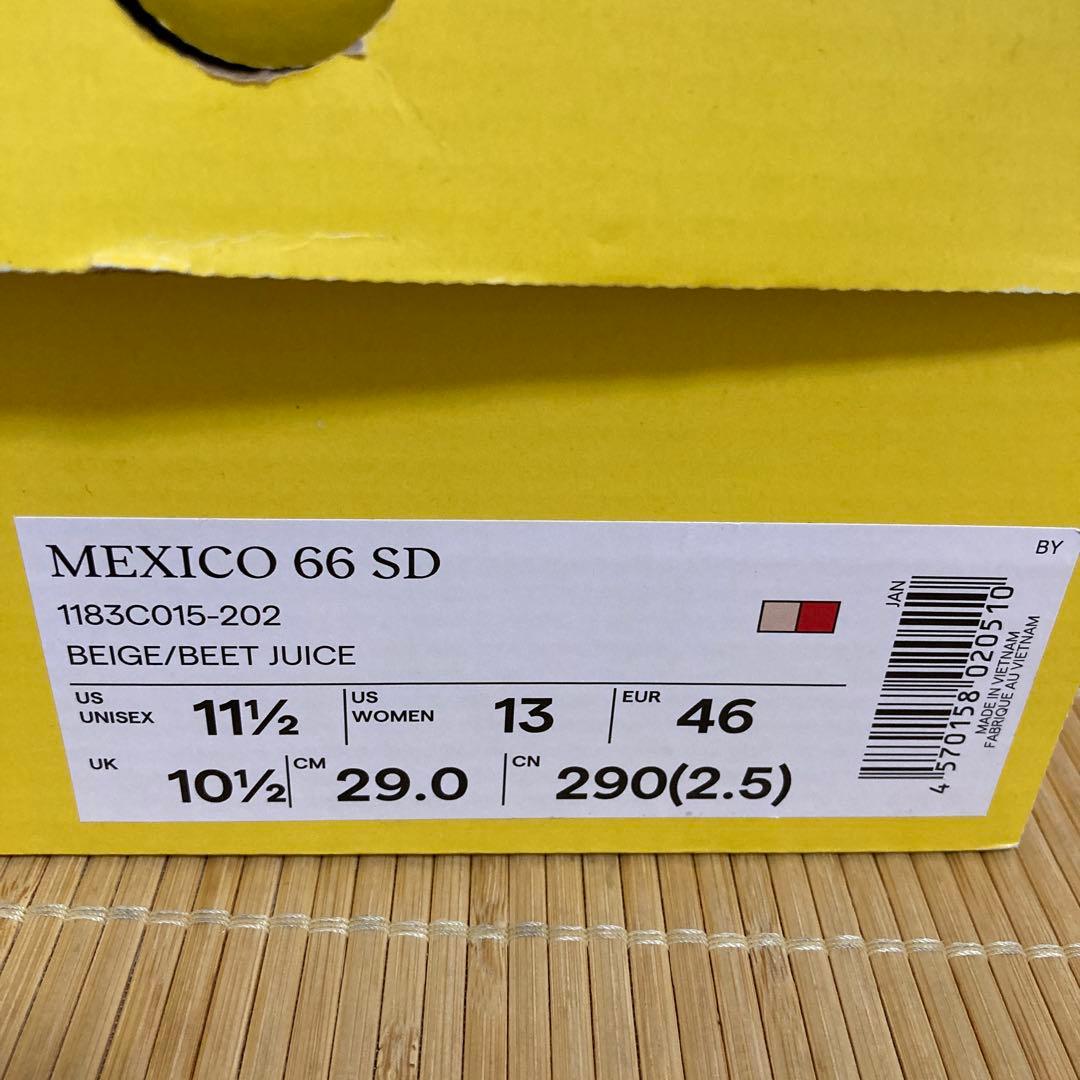 Onitsuka Tiger ベージュ/レッド　MEXICO66 SD 29cm