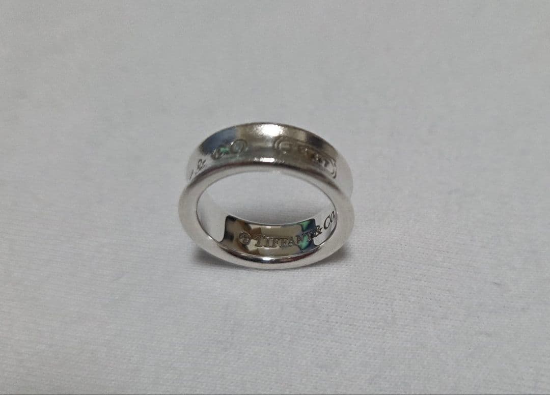 【美品】Tiffany & Co. (ティファニー) ナローリング1837