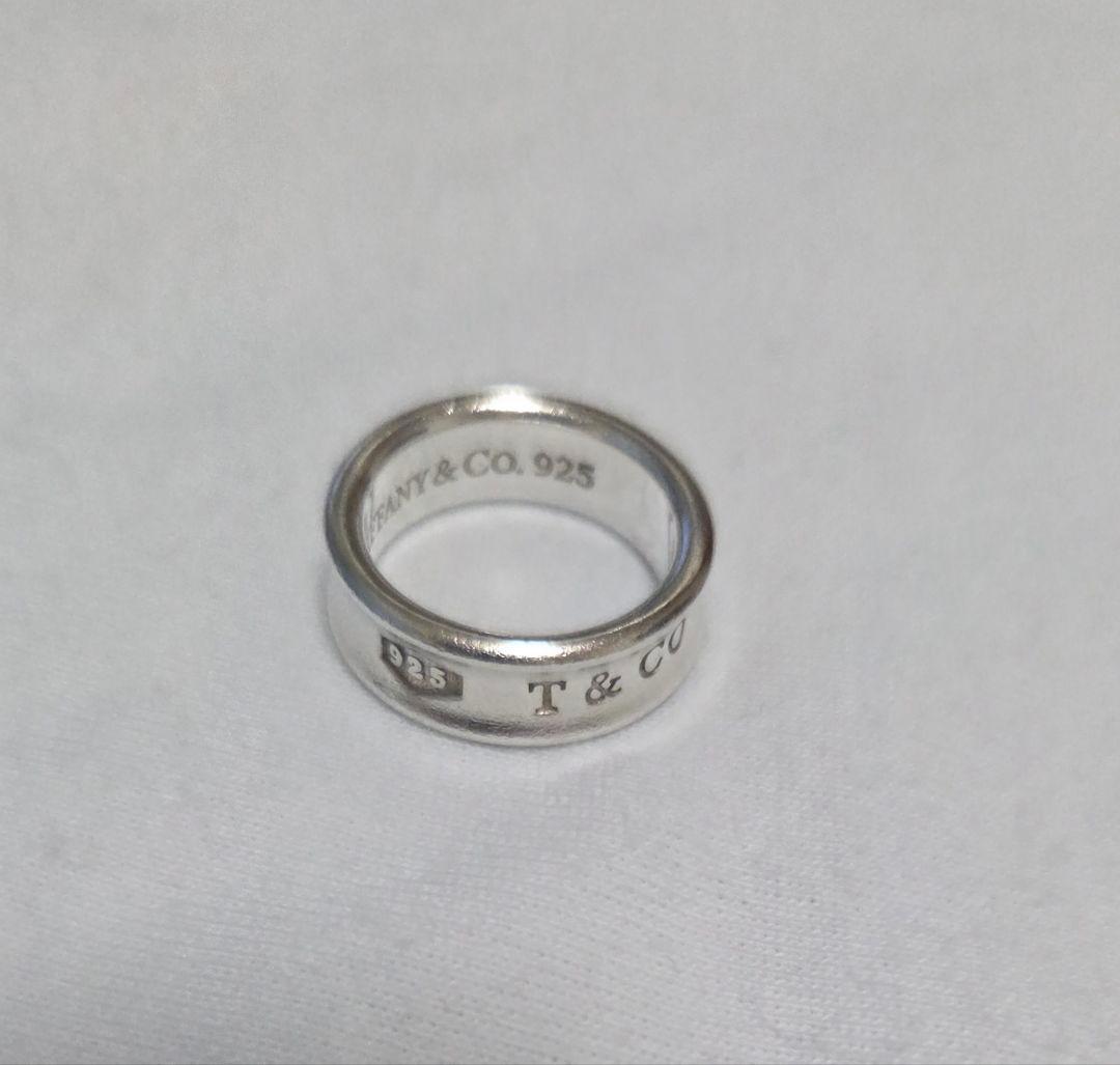 【美品】Tiffany & Co. (ティファニー) ナローリング1837