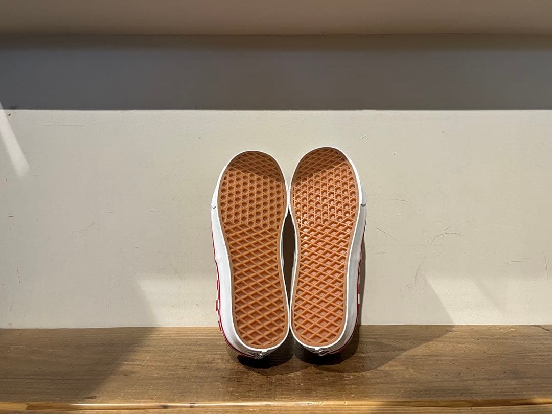 VANS AUTHENTIC checker red US正規品 赤箱 28cm