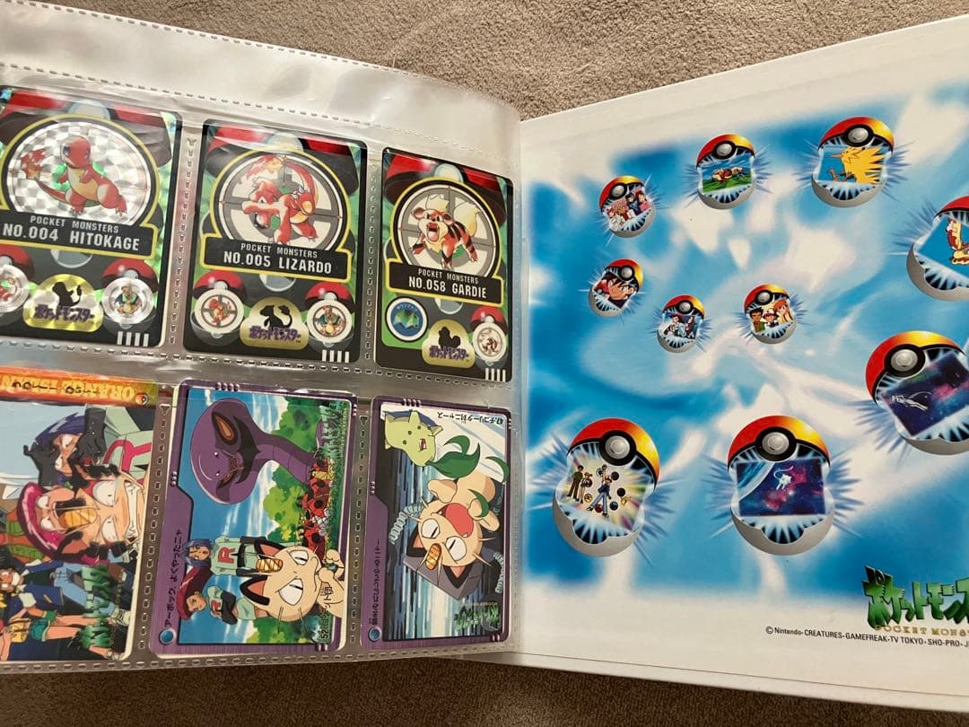 ポケットモンスターアニメコレクション、トップサン、シールダス　カードファイル付き