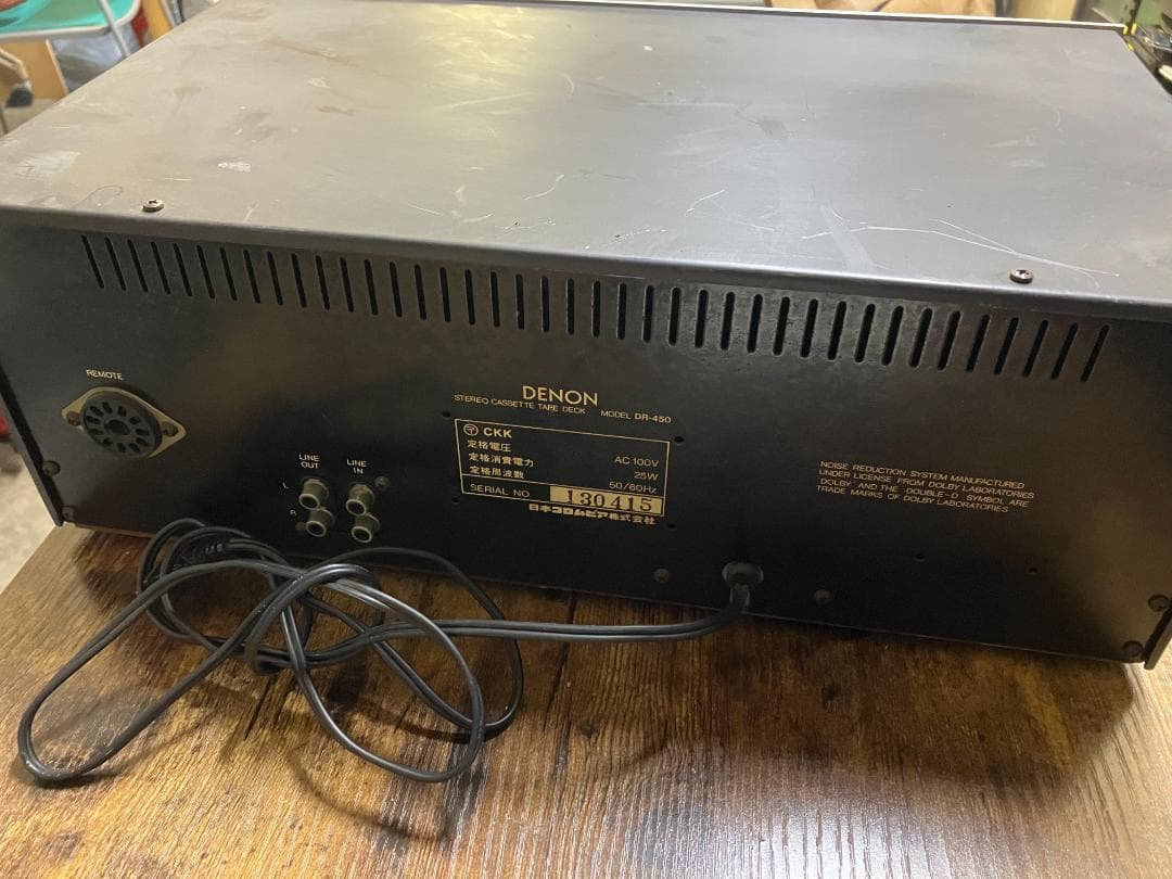 DENON DR-450 カセットデッキ