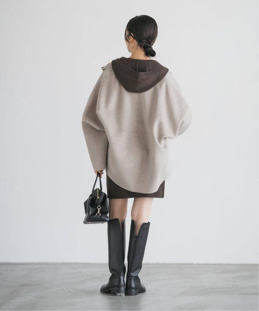 【新品】NOBLE ◆ Super160s リバードルマンショートコート