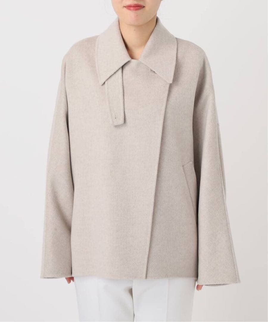 【新品】NOBLE ◆ Super160s リバードルマンショートコート