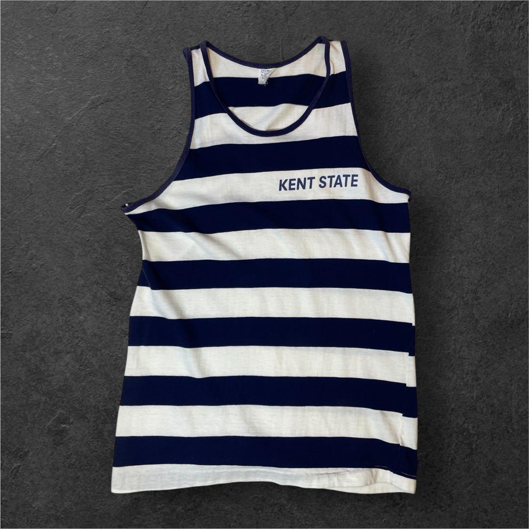 Champion チャンピオン ボーダー タンクトップ 70s USA製