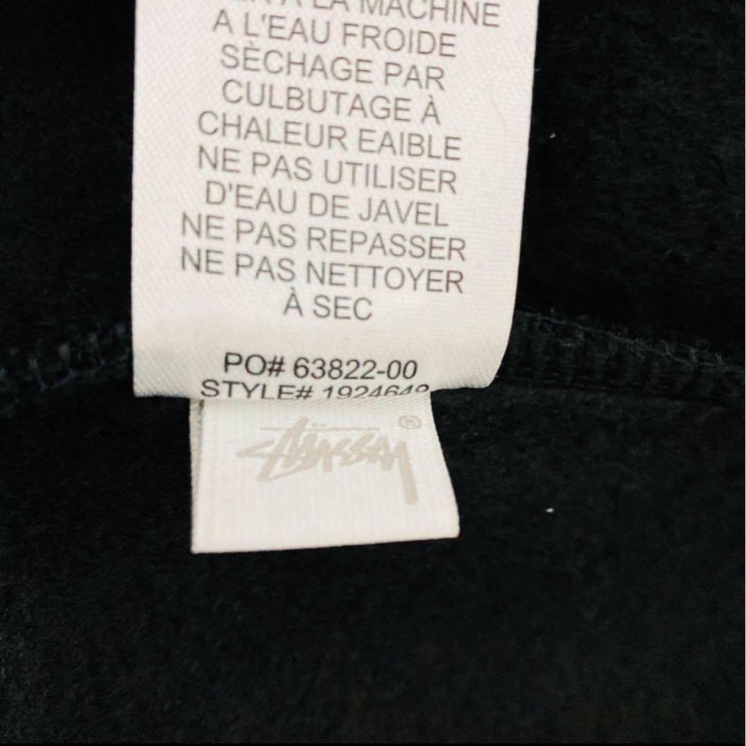 新品未使用☆STÜSSY BASIC STSSY CREW　L　ブラック　裏起毛