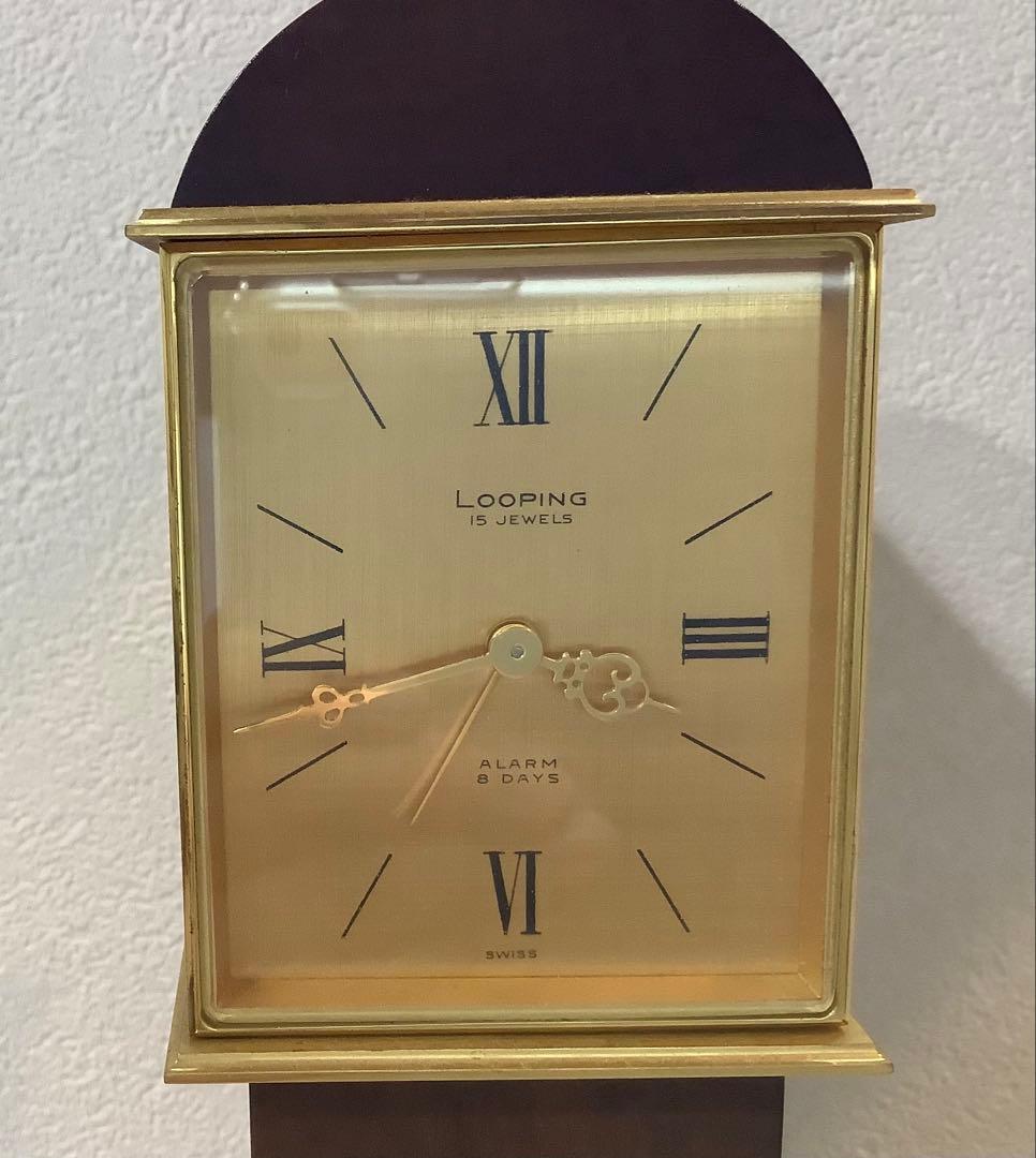 ◾️2品まとめて◾️LOOPING置時計とRhythm折りたたみアラームクロック時計